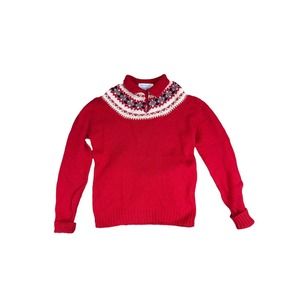 Vtg 60's‎ Fair Isle Susan Bristol Sweater, Shetland Light Wool Pullover Sz S/M